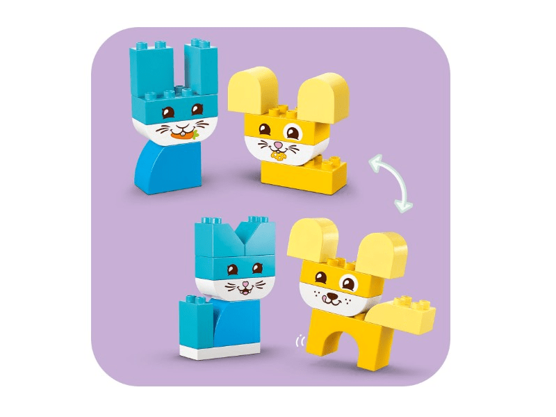 LEGO® DUPLO® Kreatív és aranyos, 3 az 1-ben házi kedvencek (10477)