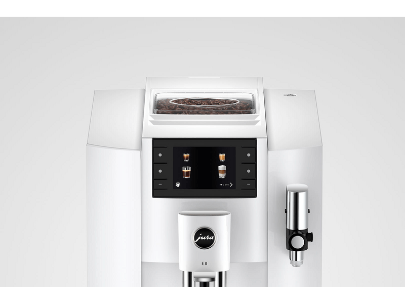 Jura E8 (EC) Automatski aparat za kavu, bijeli (15585)