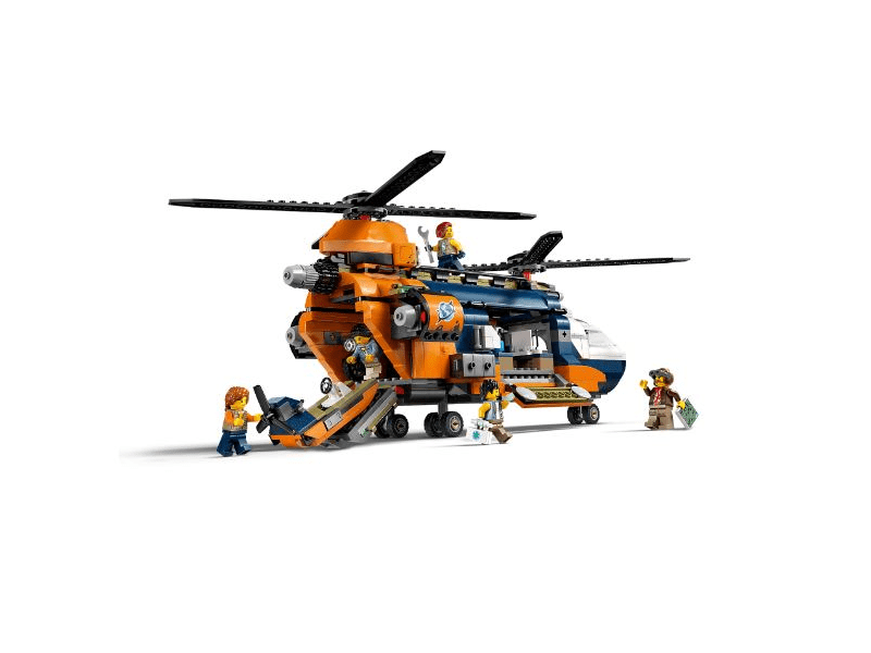 LEGO® City Dzsungelkutató helikopter a bázison (60437)