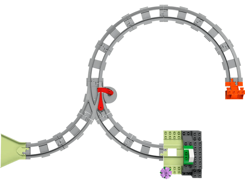 LEGO® DUPLO® Town set pribora za tunel i tračnice vlaka (10425)