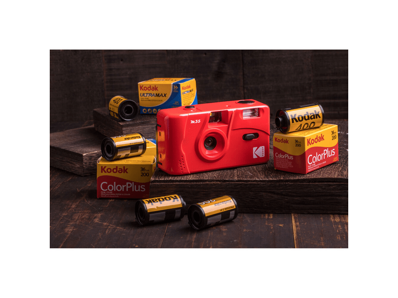 Kodak M35 Analóg filmes fényképezőgép, vörös (DA00239)
