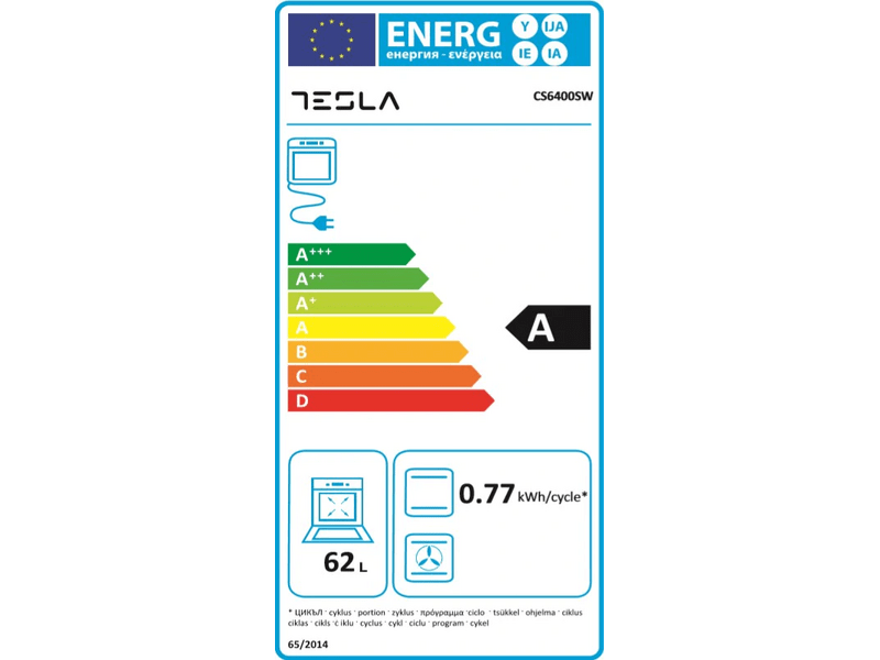 Tesla CS6400SW Elektromos tűzhely