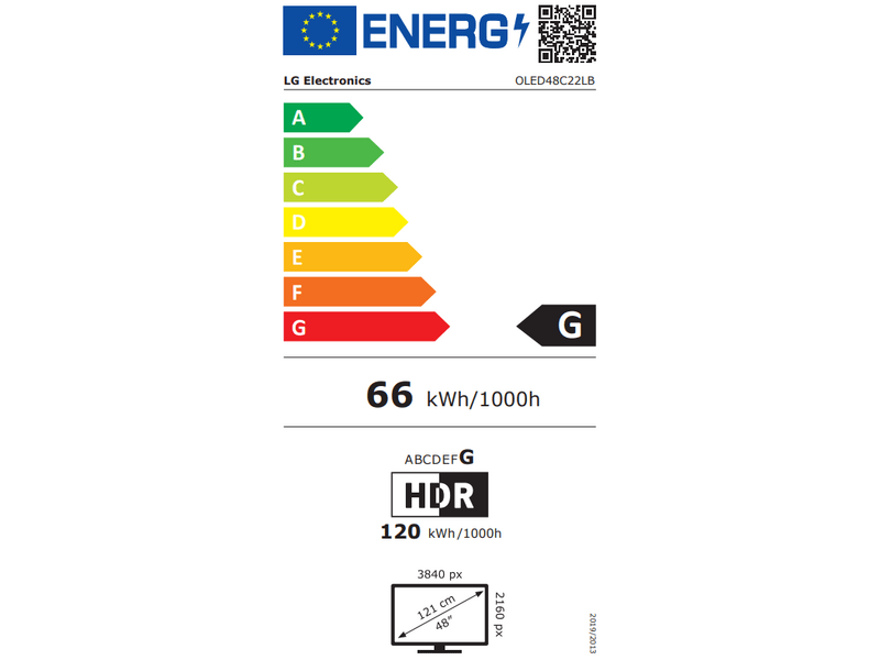LG OLED48C22LB 48'' 4K HDR Smart OLED TV