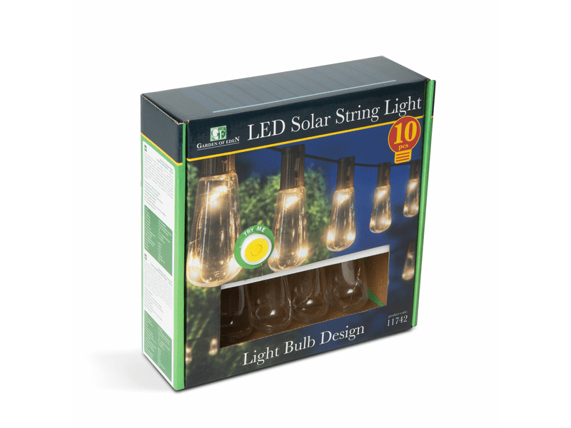 Garden of Eden 11742 Szolár LED fényfüzér, villanykörte