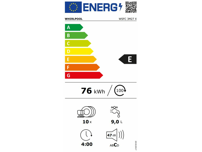 Keskeny mosogatógép,10ter,6pr