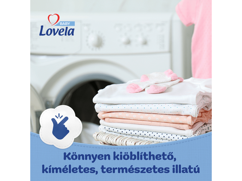 Lovela Baby Hipoallergén folyékony mosószer színes ruhákhoz, 1,45 liter