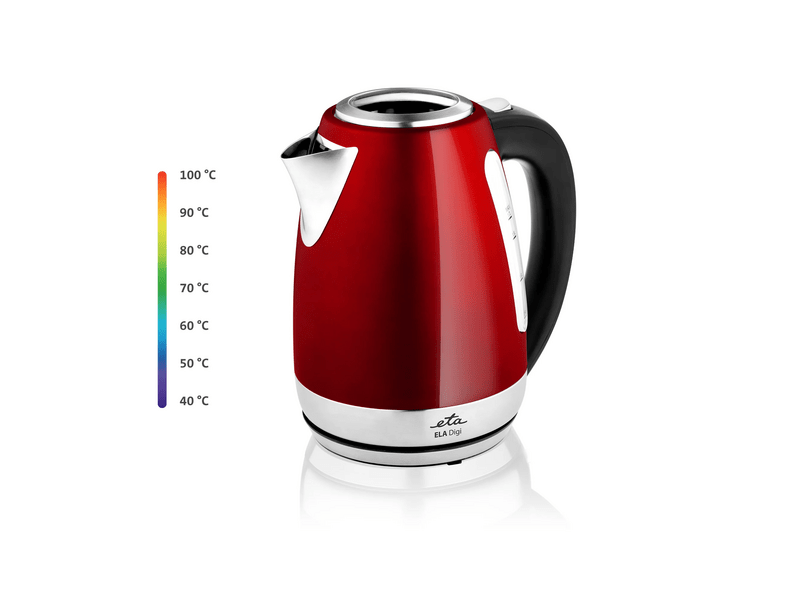 Eta Ela Digi 9598 90010 Vízforraló, piros