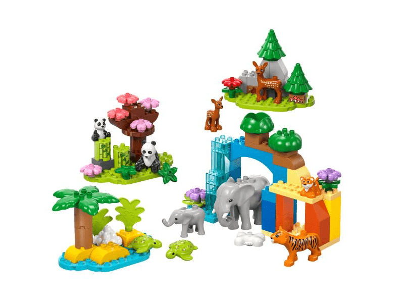 LEGO® DUPLO® City Adventures 3 u 1 Obitelji životinja u divljini (10446)