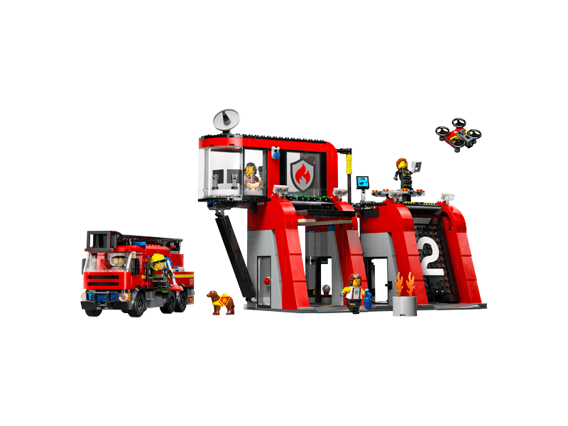 LEGO® City Vatrogasna postaja s vatrogasnim vozilom (60414)