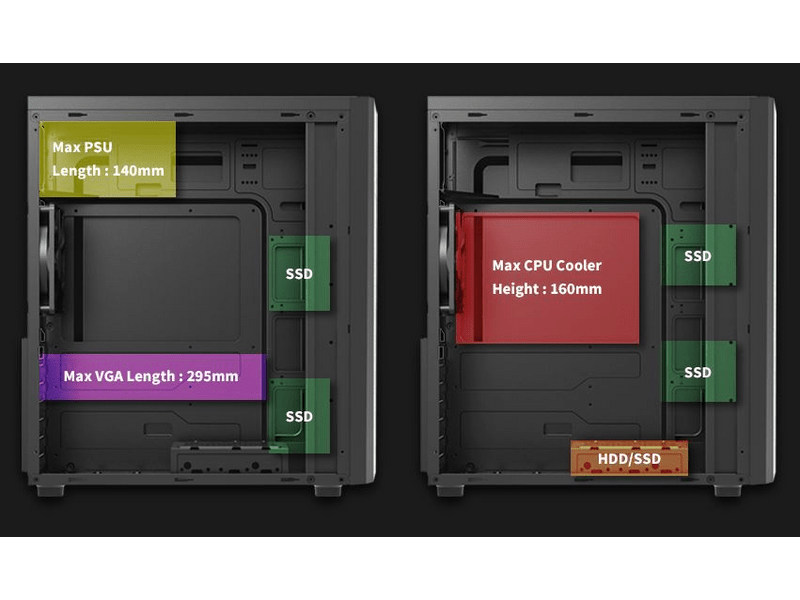 Zalman T8 Mini ATX Számítógépház