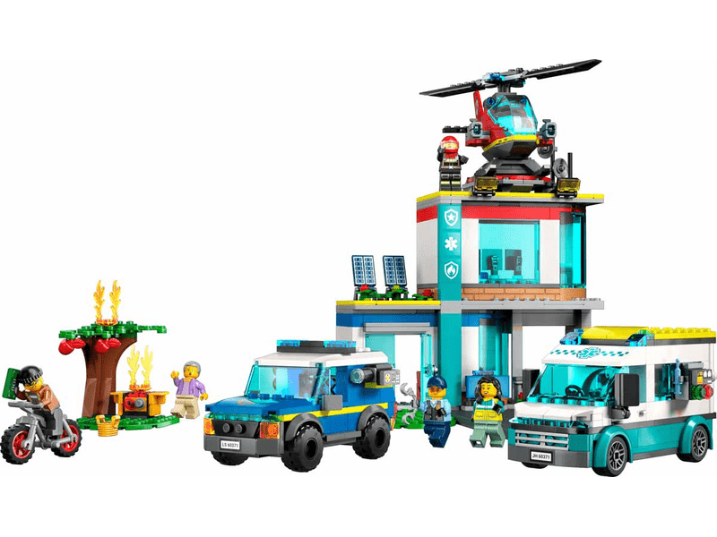 LEGO® City Mentő járművek központja (60371)
