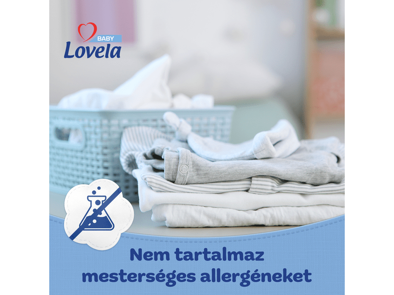 Lovela Baby Folyékony mosószer fehér ruhákhoz, 4,5 l