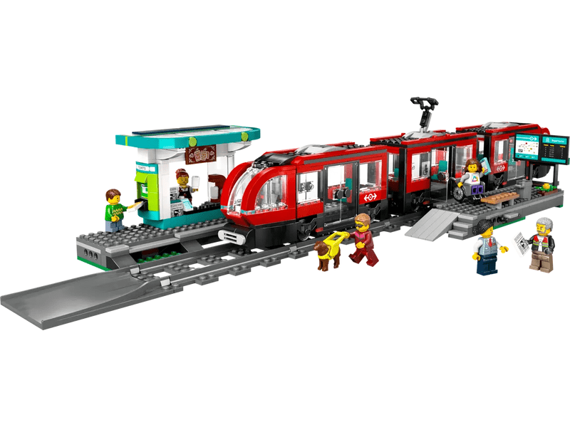 LEGO 60423 Belvárosi villamos és megálló