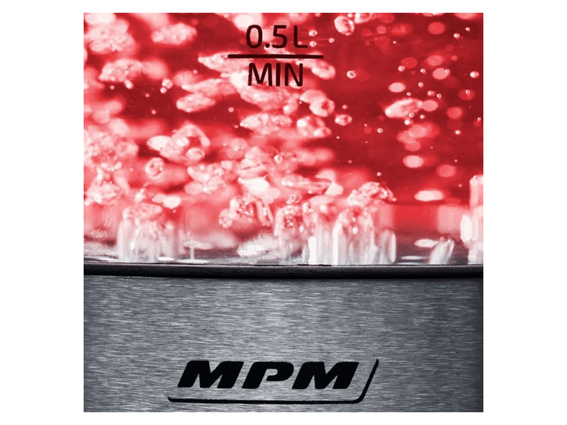 MPM MCZ-116 Vízforraló, üveg/rozsdamentes acél