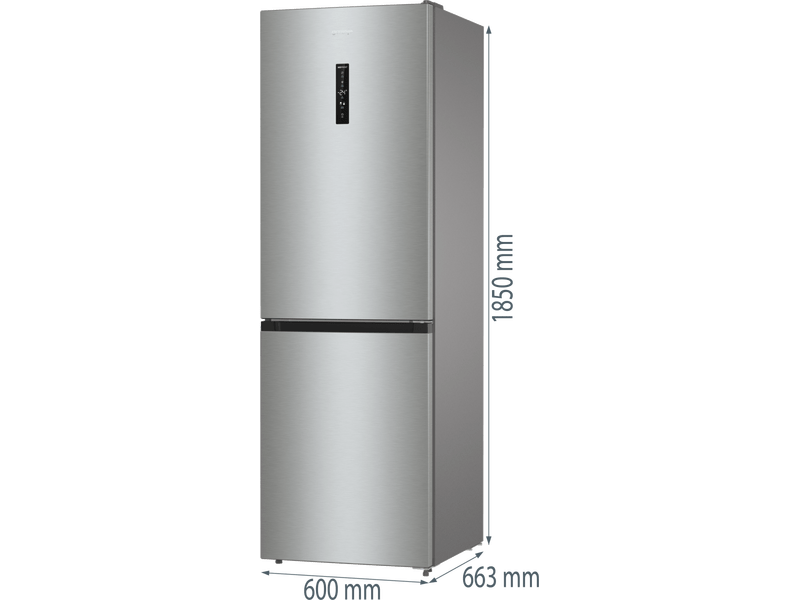Gorenje NRK61CA2XL4Z Alulfagyasztós hűtőszekrény