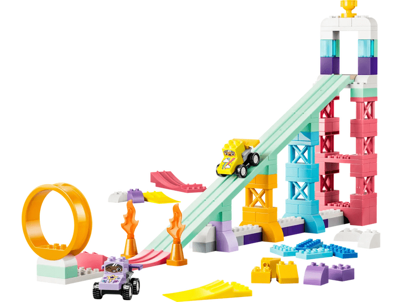 LEGO® DUPLO® Városi kalandok 3 az 1-ben kreatív ugratók és járművek (10478)