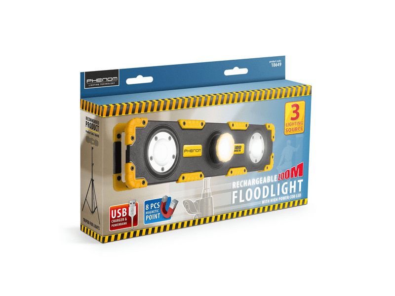 Phenom 18649 Akkus LED Reflektor