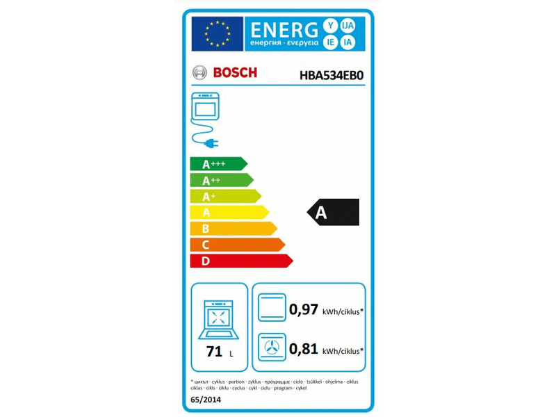 Bosch HBA534EB0 Beépíthető sütő + Bosch PKF631BB2E Beépíthető üvegkerámia főzőlap