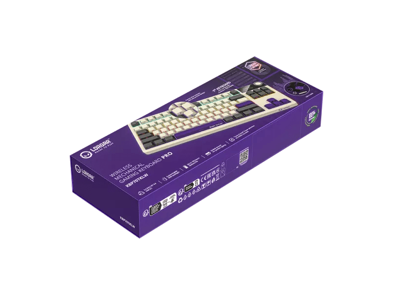 Lorgar KBP70TKLW Billentyűzet, retro (LRG-KBP70TKLW-RT-US)