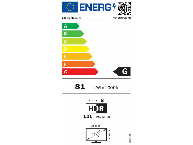 NanoCell Smart LED TV 4K UHD, HDR, webOS
