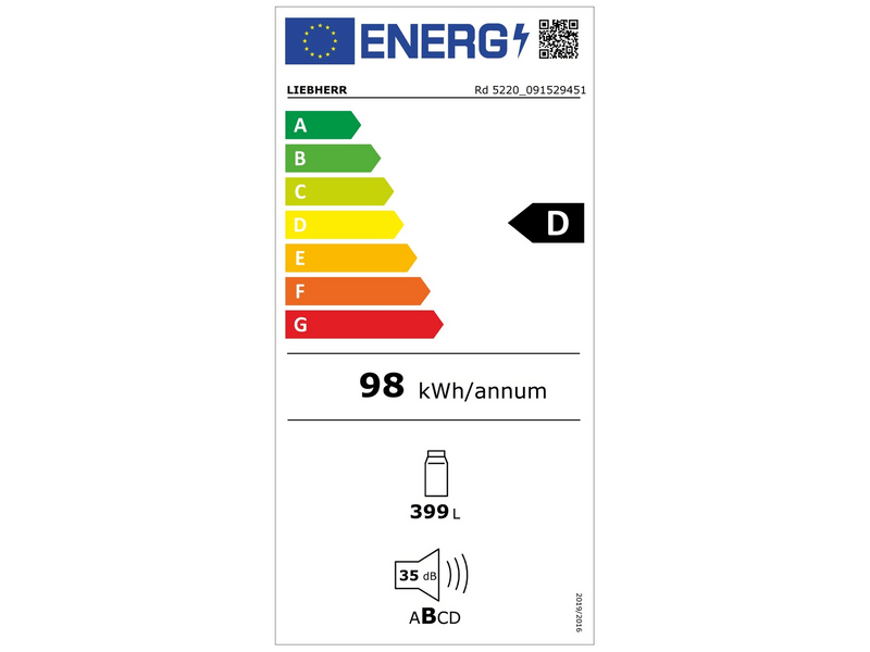 Liebherr Rd 5220 Egyajtós hűtőszekrény