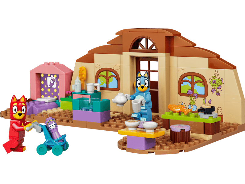 LEGO® Bluey Rozsdás és Bluey a suliban (11221)
