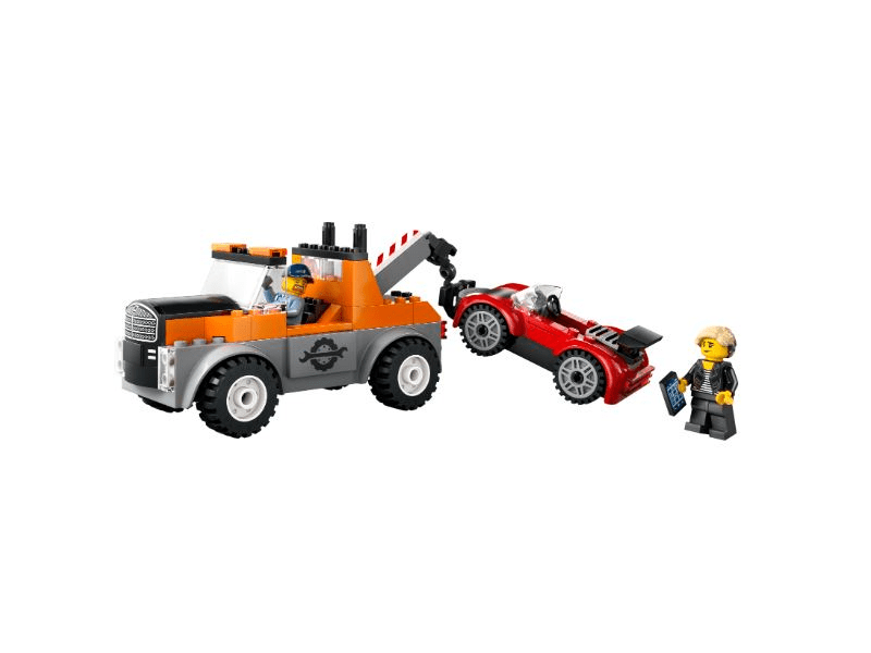 LEGO® City Kamion za vuču i popravak sportskih automobila (60435)
