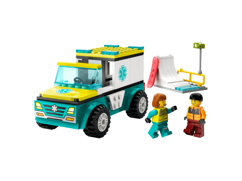 LEGO® City Mentőautó és snowboardos (60403)