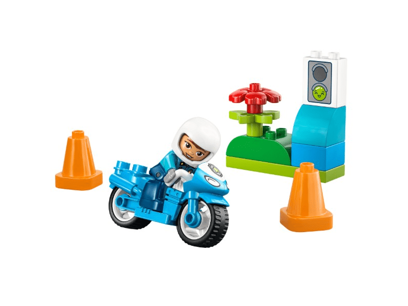 LEGO® DUPLO® Városi kalandok Kék rendőrségi motorkerékpár (10471)
