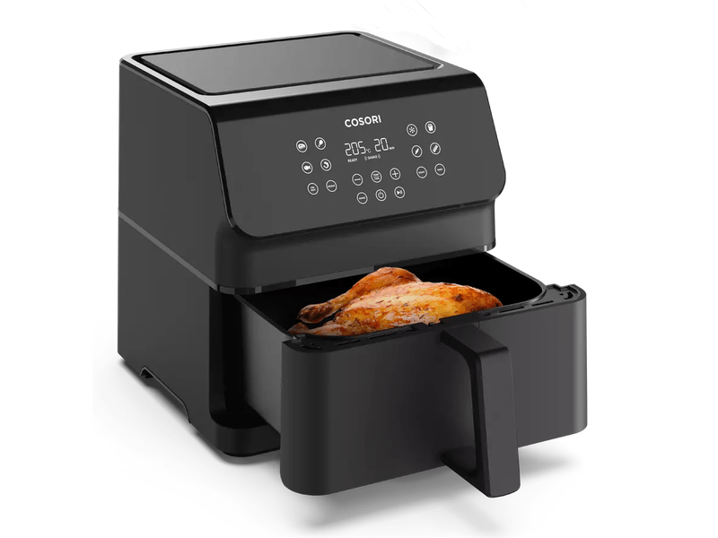 Premium 2,airfryer,fekete,6,2L