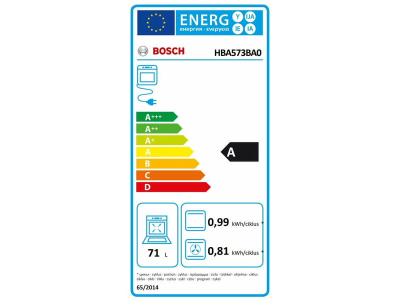 Bosch HBA573BA0 Beépíthető sütő + Bosch PUG61RAA5E Indukciós főzőlap + Bosch BFL623MB3 Beépíthető mikrohullámú sütő