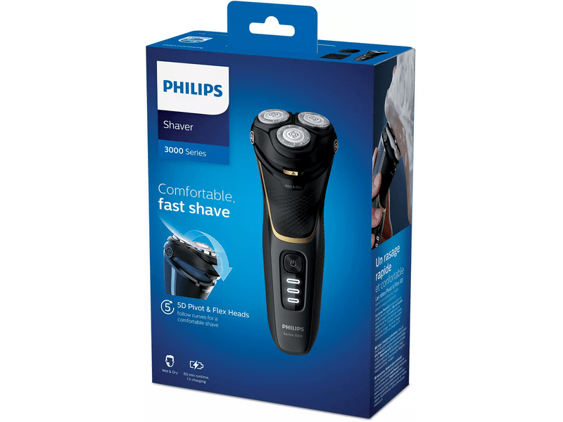 Philips S3333/54 Series 3000 Wet&Dry elektromos borotva
