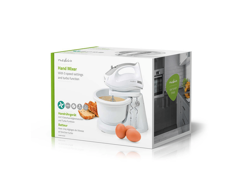 Nedis KAHM110CWT Tálas mixer