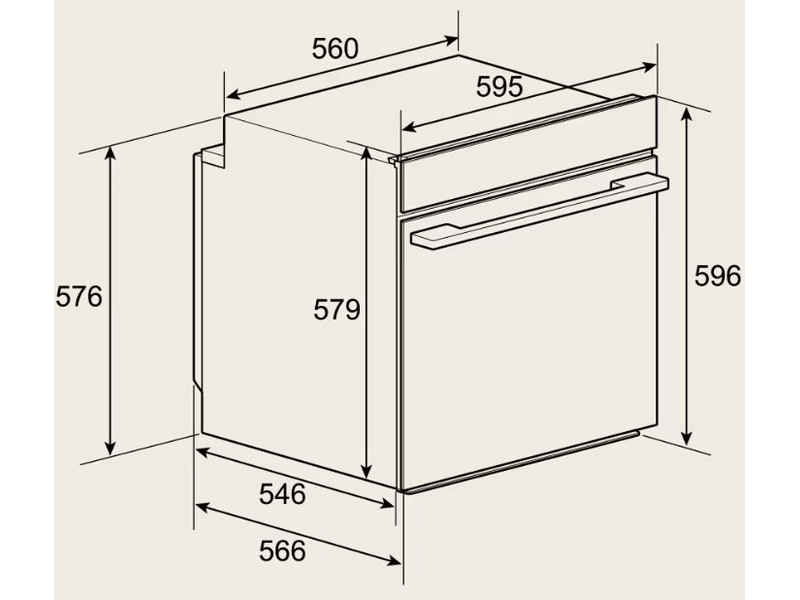 LG WS5D7210S Beépíthető sütő