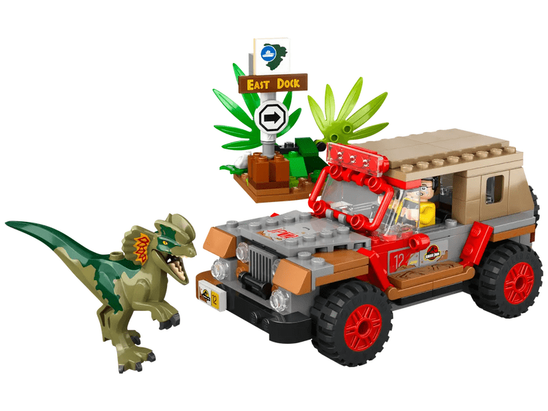 LEGO® Jurassic Park Dilophosaurus támadás (76958)