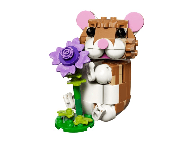 LEGO® Creator Aranyos hörcsög egy virággal (31376)