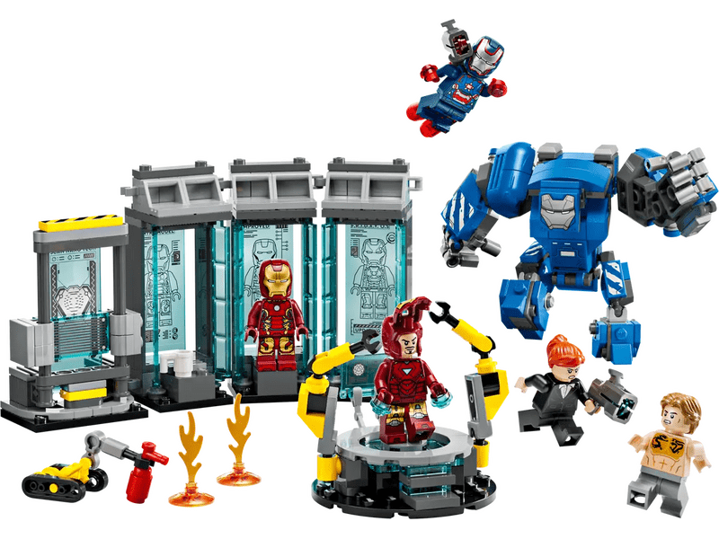LEGO® Marvel Iron Manov laboratorij: Oklopljena dvorana (76315)