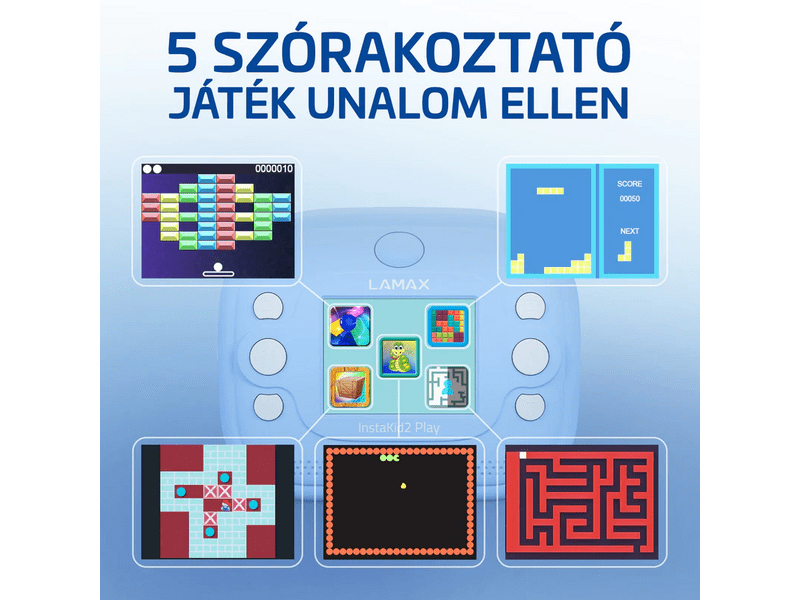 LAMAX InstaKid2 Play Gyerekkamera, kék