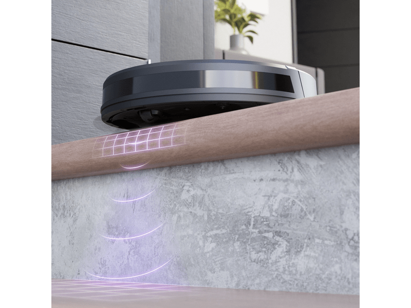 Tesla AI200 pametni laserski robotski usisavač, crni