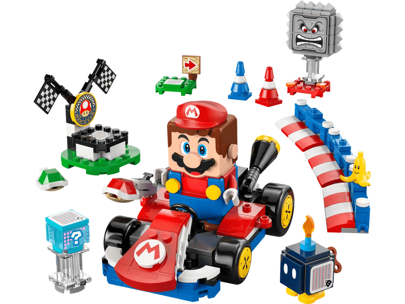 LEGO® Super Mario™: Mario Kart™ – Interaktivni LEGO® Mario™ i standardni karting (72043)