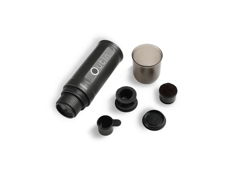 Outin Nano Akkus hordozható kávéfőző, szürke