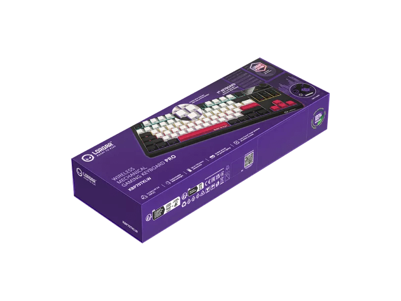 Lorgar KBP70TKLW Billentyűzet, fekete (LRG-KBP70TKLW-BK-US)