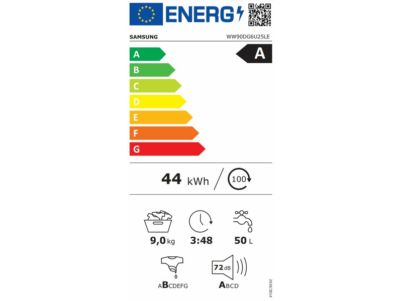 Elöltöltős mosógépAI EcoBubble, 9kg,gőz