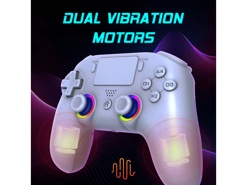 Subsonic PS5 Wireless LED Kontroller, fehér (SA5716-2)