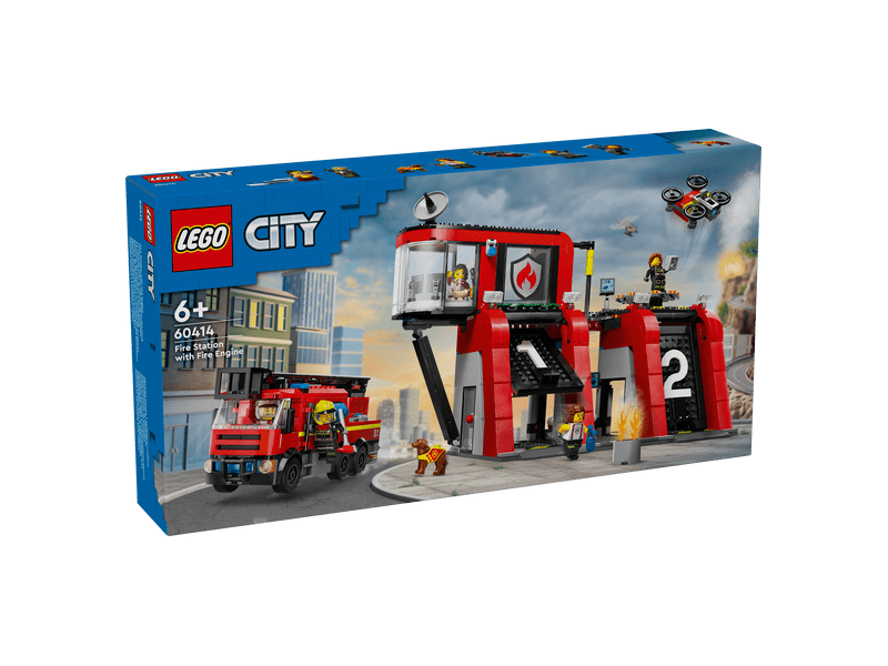 LEGO® City Vatrogasna postaja s vatrogasnim vozilom (60414)