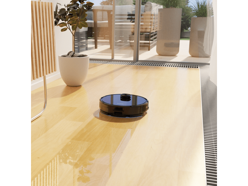 Tesla AI300 Plus pametni robotski usisavač, crni