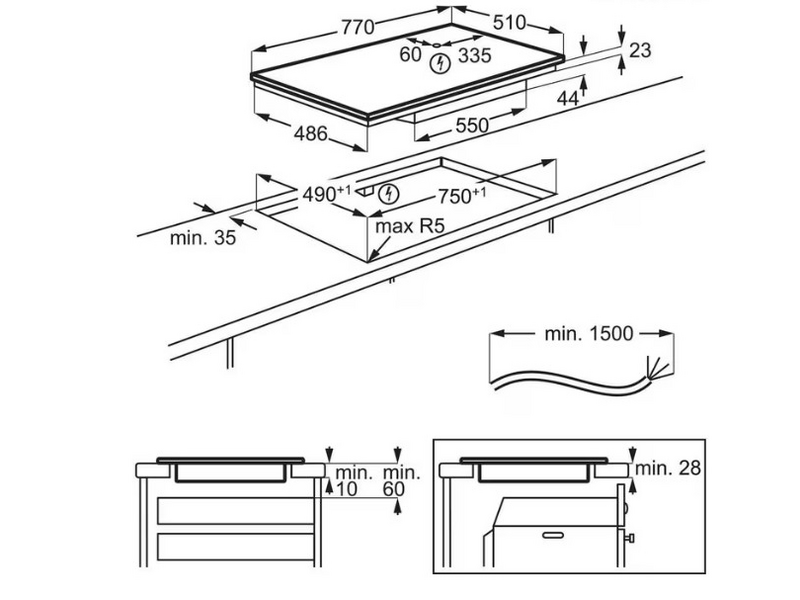 AEG TI84IB10IT Beépíthető indukciós főzőlap
