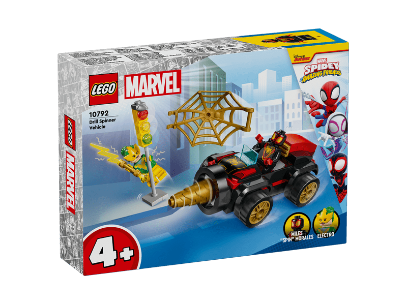 LEGO® 4+ Pókember fúrófejes autója (10792)