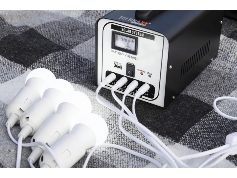 Technaxx TX-200 Naperőmű Készlet 4 LED Égővel