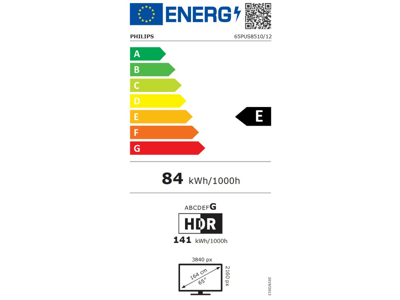 164cm 4K UHD QLED Smart Ambilight TV